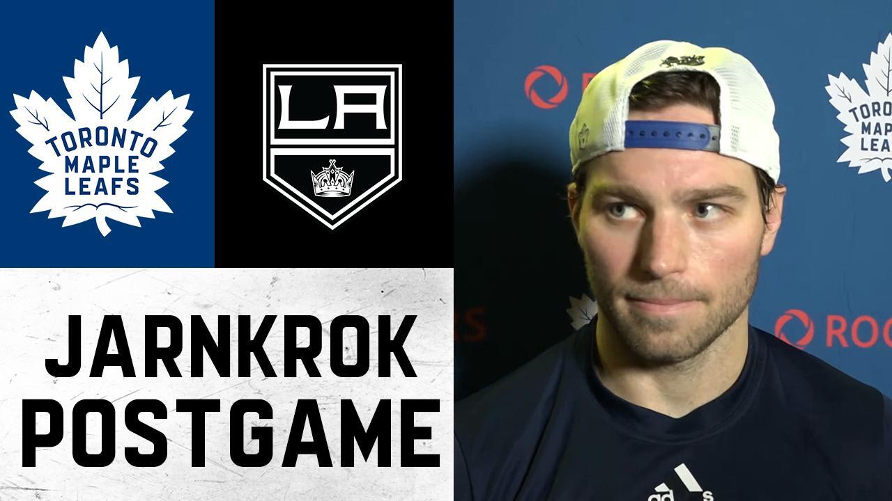 Calle Jarnkrok Post Game Toronto Maple Leafs