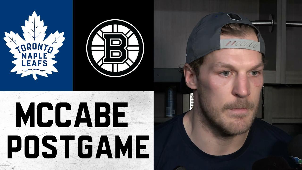 Jake McCabe Post Game Toronto Maple Leafs