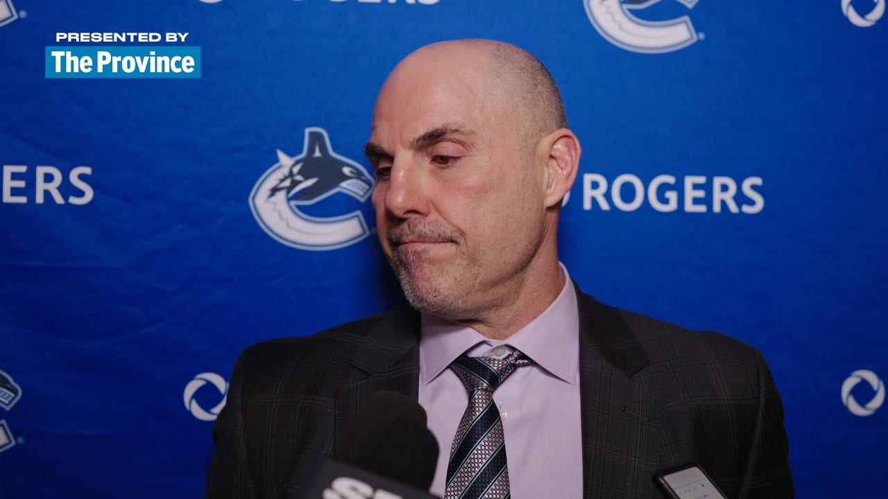 Postgame Tocchet At Blues Vancouver Canucks