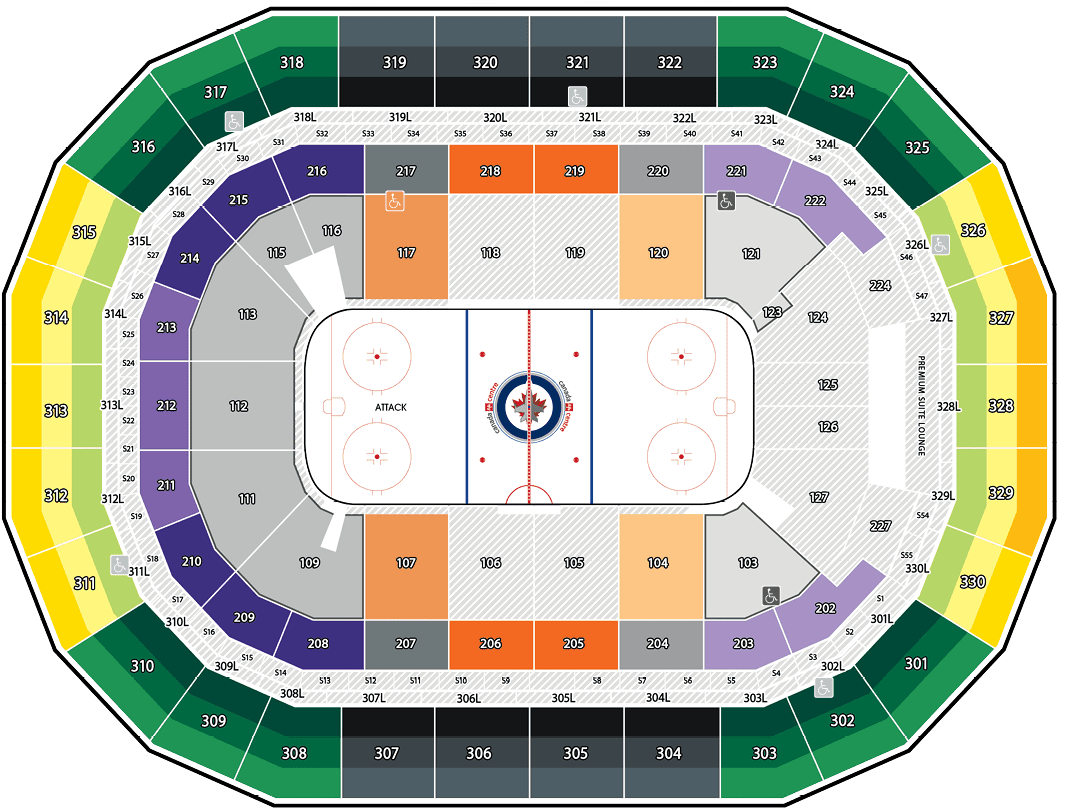 Full Season Seating Map