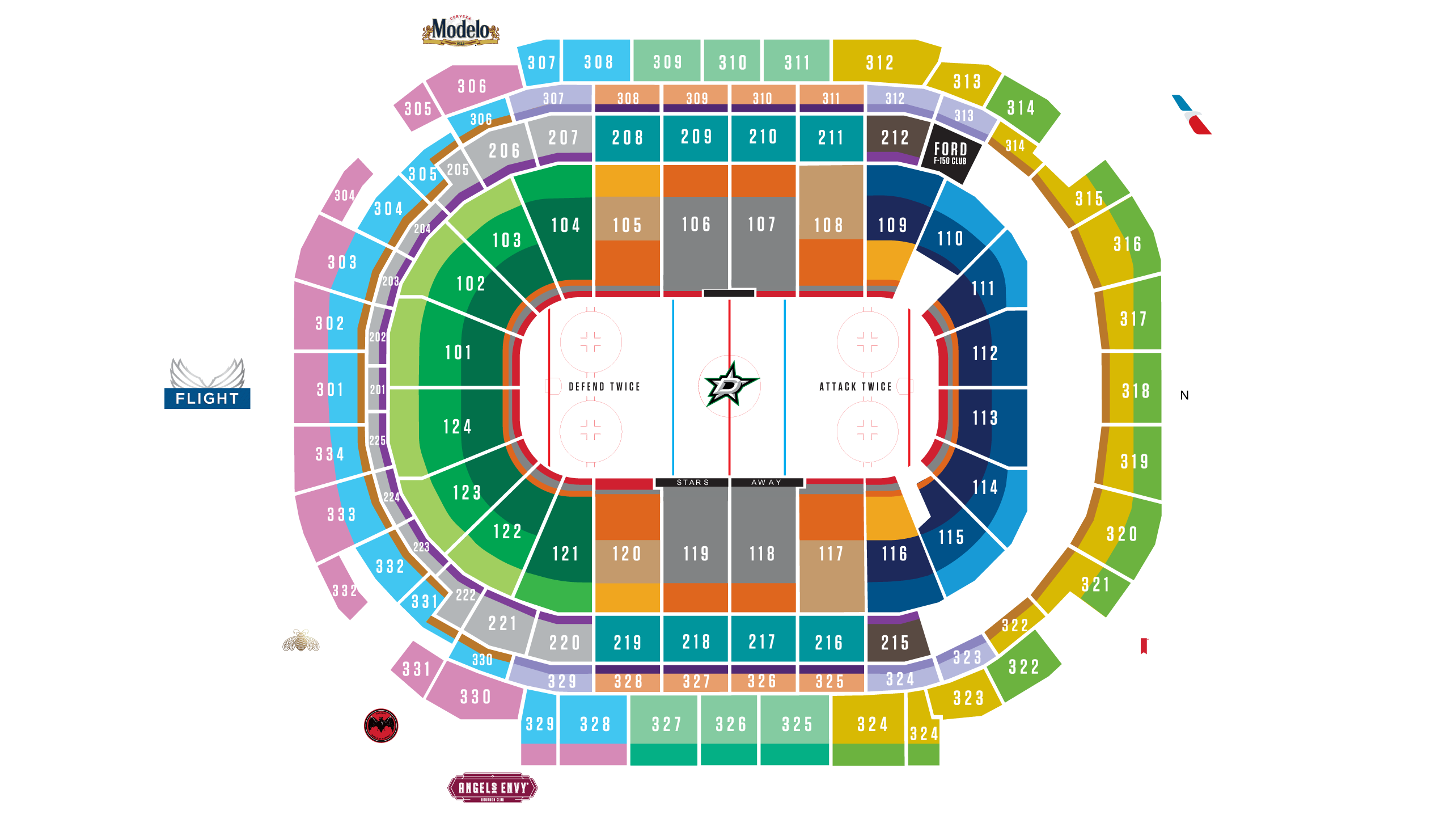 AAC Arena Map