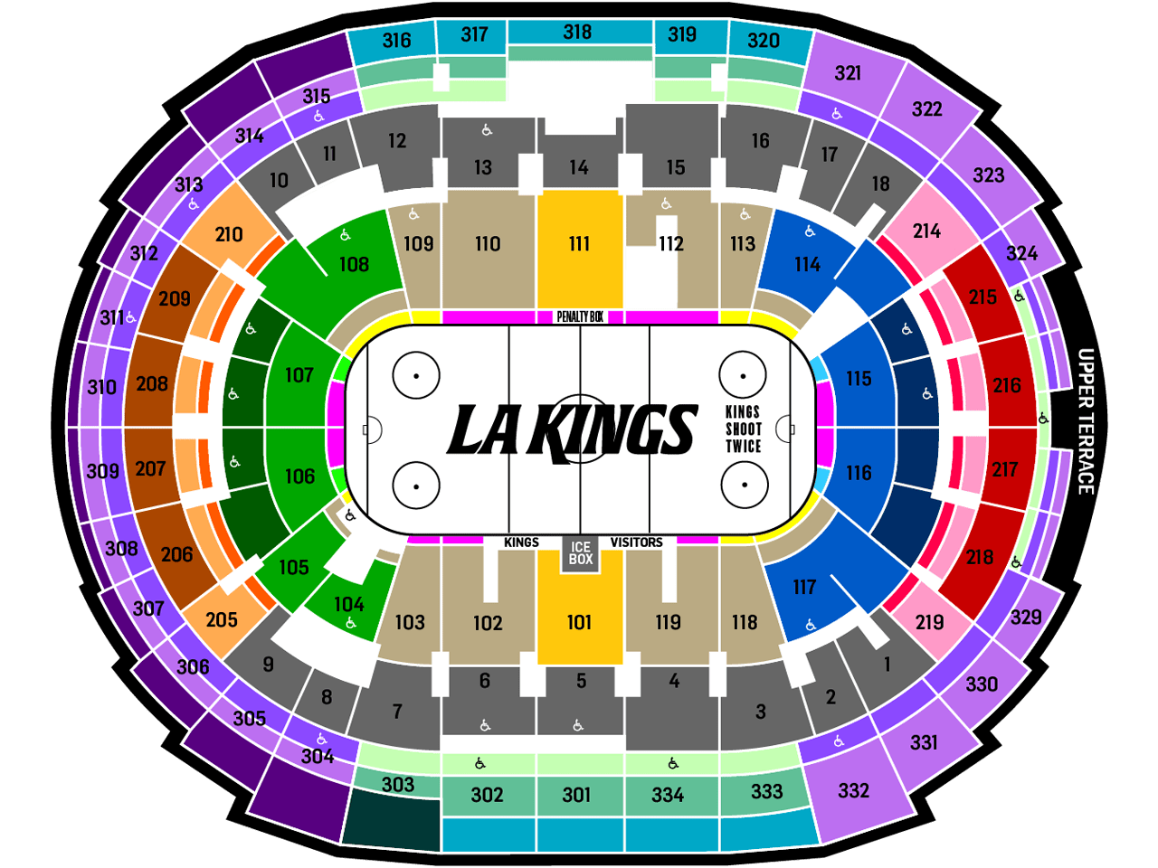 Full Season Membership Seating Chart