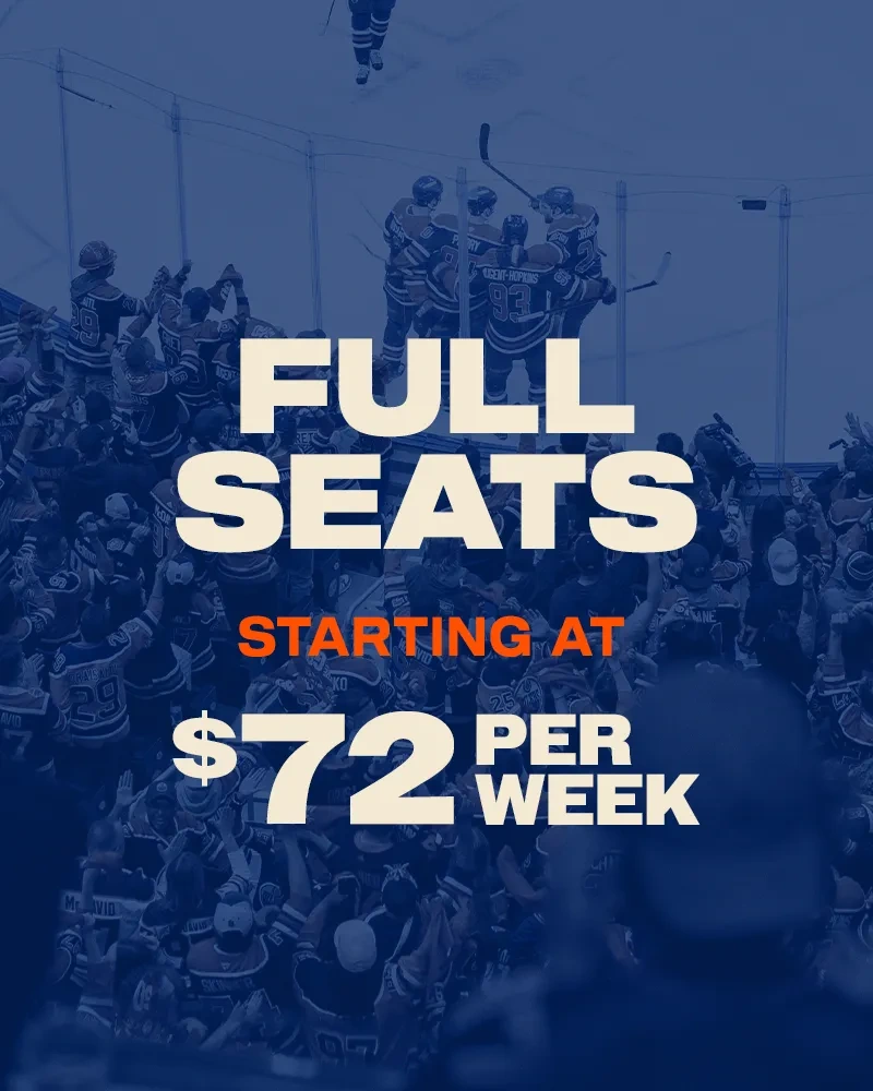 Full season seats starting at $72/week!