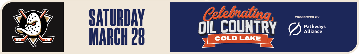 Saturday, March 28 vs Anaheim Ducks – Celebrating Oil Country