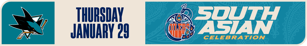 Thursday, January 29 vs San Jose Sharks – South Asian Celebration