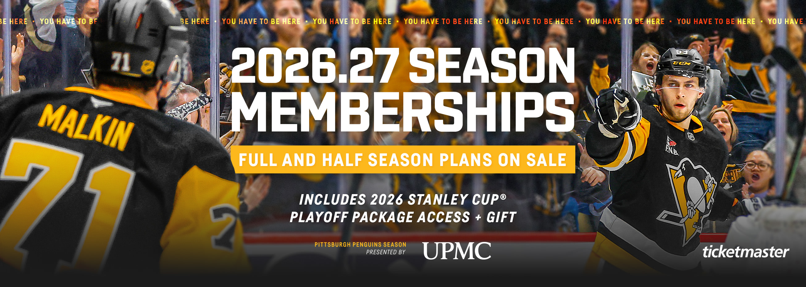 2026-27 Season Memberships - Full and Half Season Plans on Sale - Includes 2026 Stanley Cup Playoff Package Access + Gift