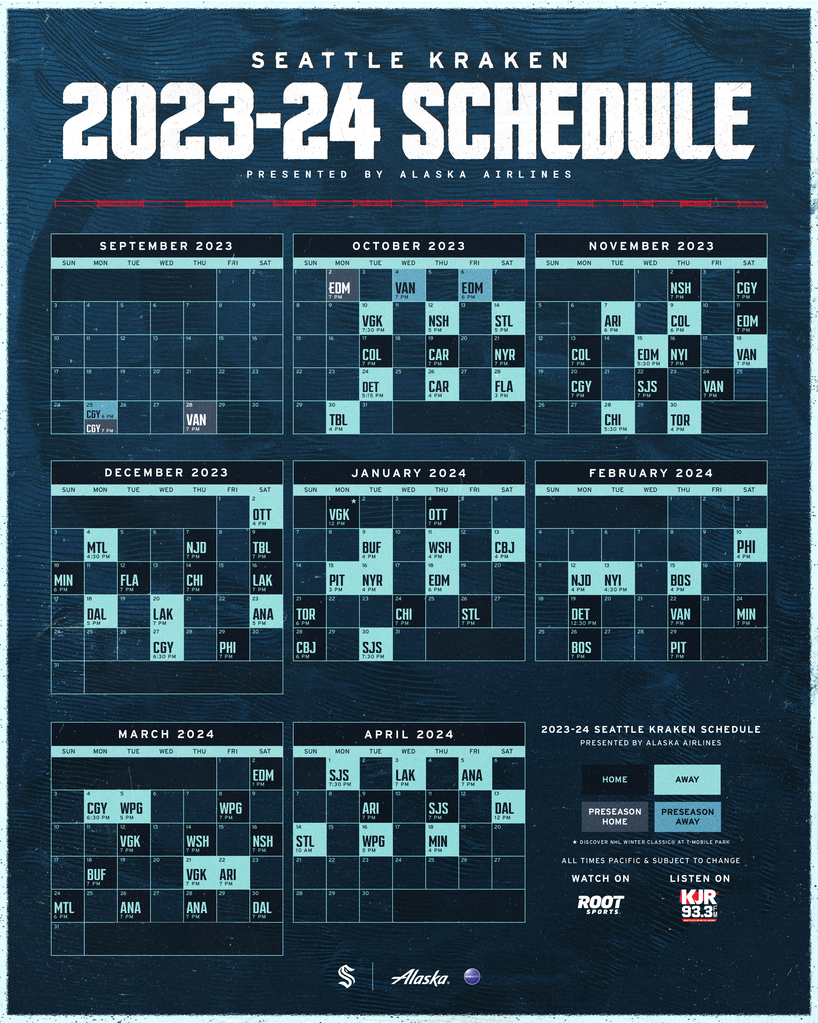 Downloadable Schedules 