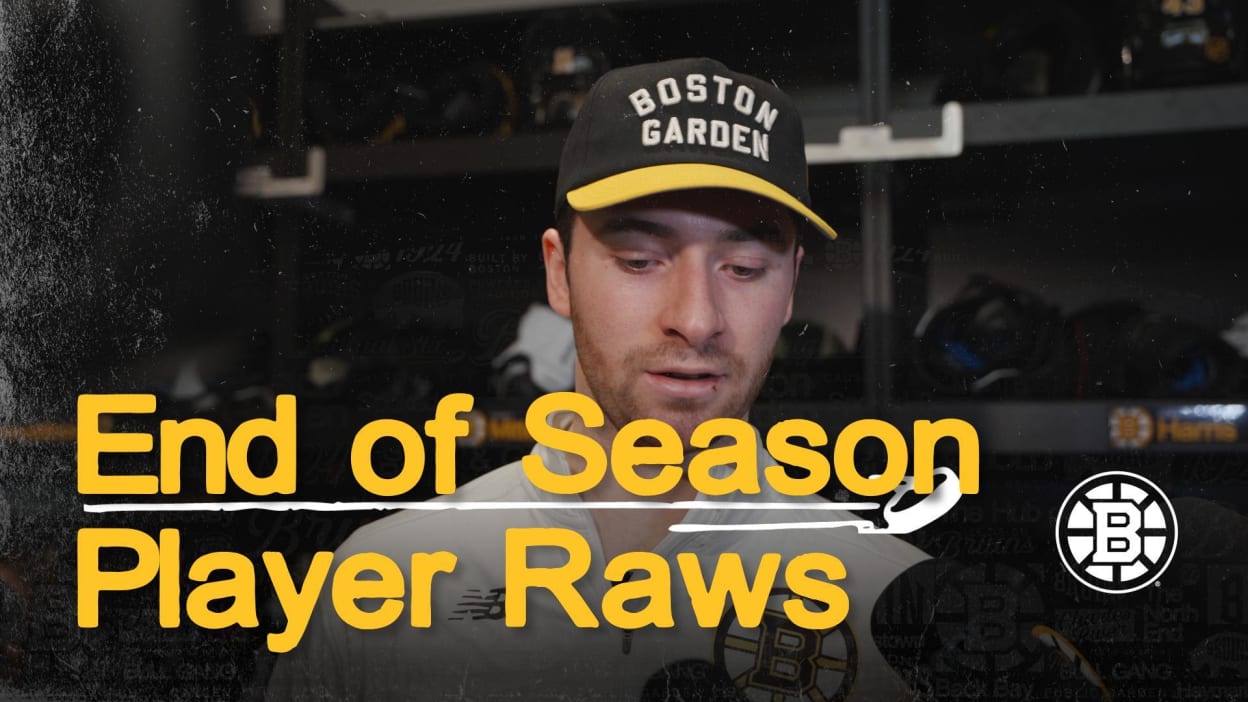 End of Season Raw: Swayman, Elias Lindholm, Kastelic