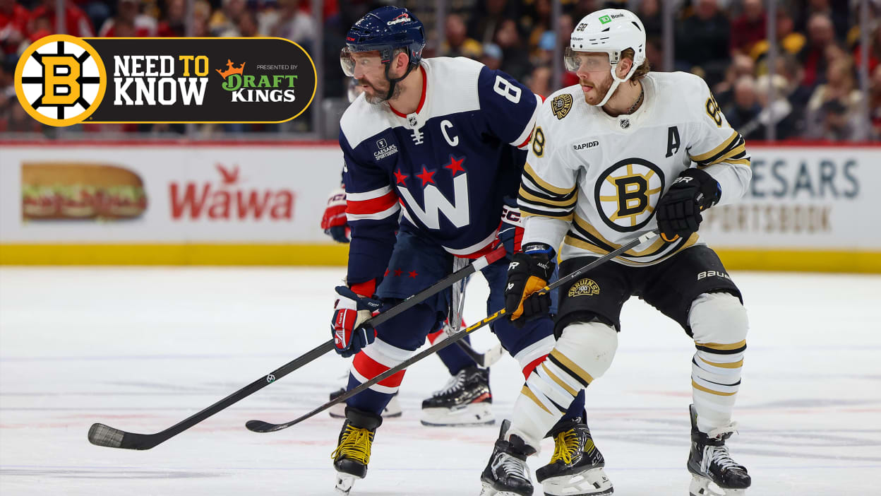 Need to Know: Bruins at Capitals | Boston Bruins