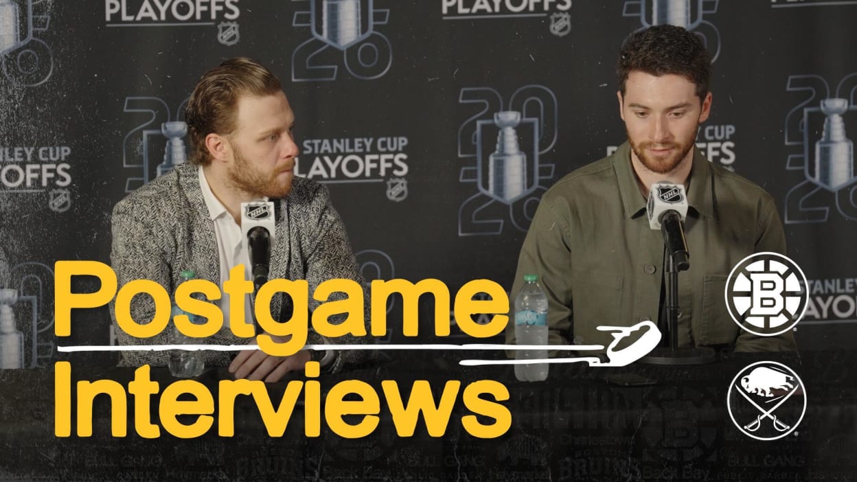Locker Room Raw: Pastrnak, Swayman