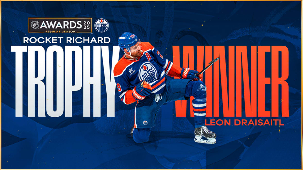 Draisaitl gewinnt Maurice Richard Trophy 2024/25 | NHL.com/de