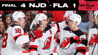 DEVILS AT PANTHERS 11/12/24 GAME STORY