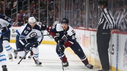 Gabriel Landeskog Winnipeg Jets October 28, 2016