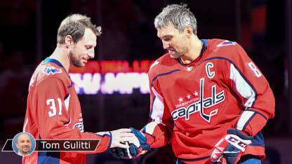 Ovi and Scherzer with Gulitti badge