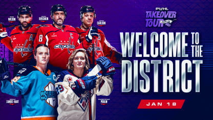 Capital One Arena to Host PWHL Takeover Tour™ Game in Downtown Washington, D.C.