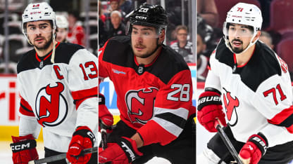 Schweizer Devils Trio Hischier Meier Siegenthaler blickt zurueck und voraus