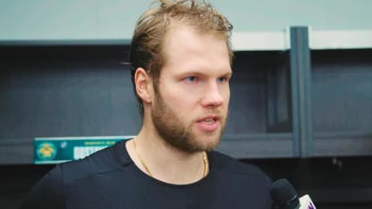 Gustavsson Postgame vs. Buffalo 11/29