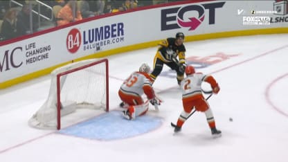 ANA@PIT: Husso with a great save against Connor Dewar