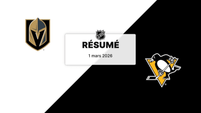 VGK vs PIT | Résumé | 01/03/2026