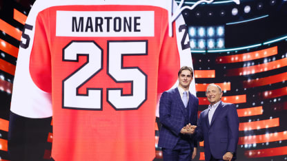 Martone drafted No. 6 by Flyers