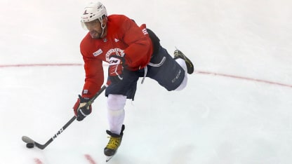 Ovechkin practice