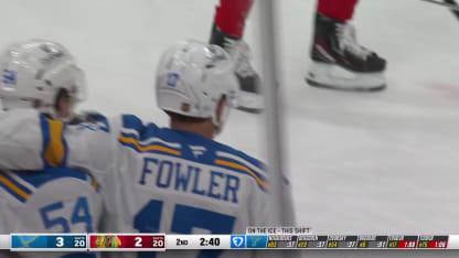 STL@CHI: Fowler scores goal against Arvid Soderblom