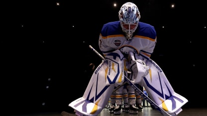 Goalie Ukko-Pekka Luukkonen of Buffalo Sabres