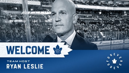 Maple Leafs Introduce Ryan Leslie as Team Host
