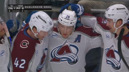 MacKinnon opens scoring on breakaway