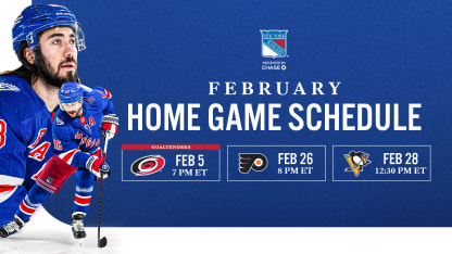 February Game Schedule