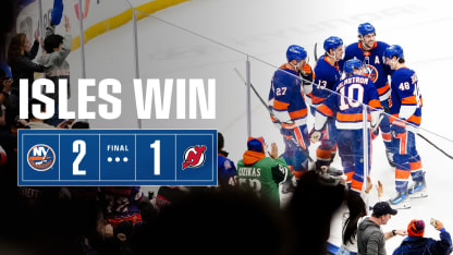 FINAL: Islanders 2, Devils 1