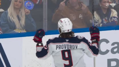 Provorov kicks off scoring