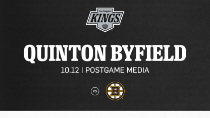 Quinton Byfield Media Availability 10/12/2024