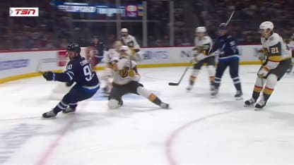 VGK@WPG: Chibrikov scores goal against Adin Hill