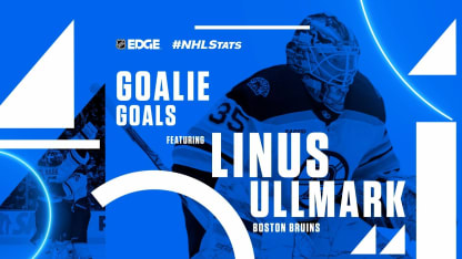 NHL EDGE: Ullmark's goalie goal, one year later