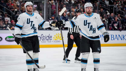 Kerfoot fires one from a wide angle for 100th goal