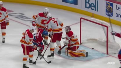 CGY@MTL: Hutson marque un but contre Dustin Wolf