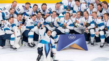 Finland bronze Olympics Predators Saros Haula