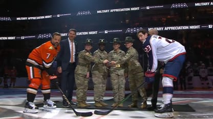 Ducks military appreciation night