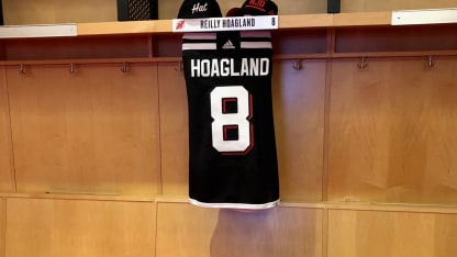 Reilly Hoagland jersey at stall