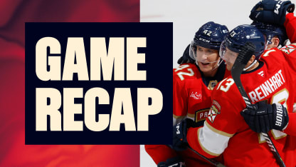 RECAP: Panthers 4, Golden Knights 3 (OT)