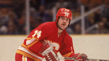 Kent Nilsson Of The Calgary Flames