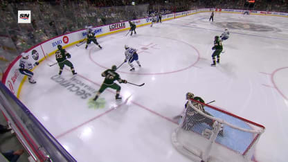 TOR@MIN: Rielly scores goal against Jesper Wallstedt