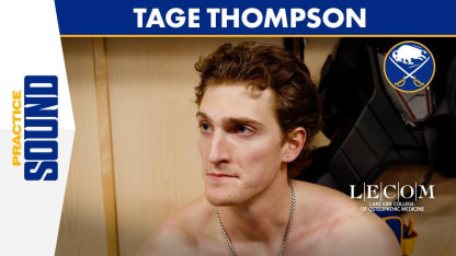 Tage Thompson After Practice