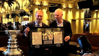 Nicklas Lidstrom presented with Borje Salming Courage Award
