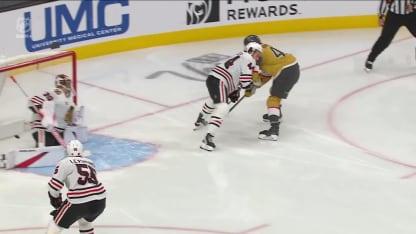 CHI@VGK: Barbashev scores goal against Spencer Knight