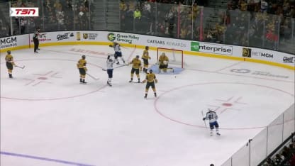 WPG@VGK: Pionk scores goal against Adin Hill