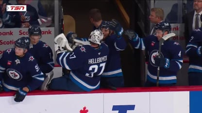 MIN@WPG: Scheifele scores goal against Filip Gustavsson