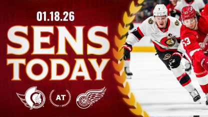 Sens Today: 2nd Matchup on the Year Against Detroit