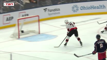 OTT@CBJ: Tkachuk scores empty-net goal